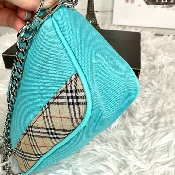 Burberry mini canvas crossbody bag with chain - Picture 6 of 16